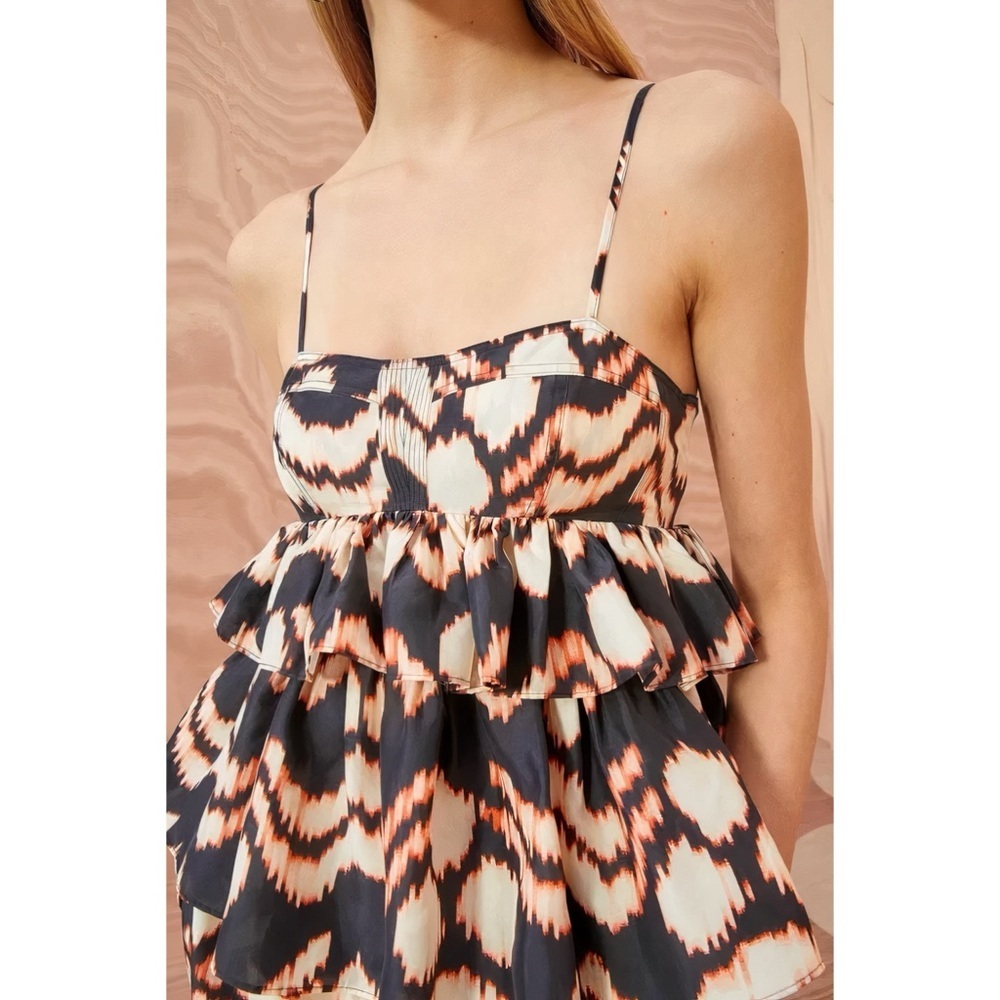 NWOT Ulla Johnson Ruffle Silk Sleeveless Amrita Top